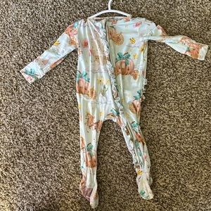 Posh Peanut 3-6 Margaret Ruffled Footie Play